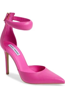 STEVE MADDEN ELE ANKEL PUMP STRAP PUMP Clueless Barbie Bubblegum