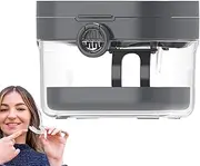 Denture Bath Case | Denture Bath Container,with Mirror Set Teeth Protection Cover Cleaning Tool for Bathroom Child Travel Teen Girl Retainer Night Guard