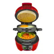 Portable Breakfast Maker for Burgers, Sandwiches, and Omelettes