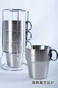 在飛比找Yahoo!奇摩拍賣優惠-咖啡杯4入組 不鏽鋼杯 戶外杯 正韓國品牌NOMADE