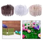Miniature Fairy Garden Fence 90x5cm Outdoor Wood Picket Fence