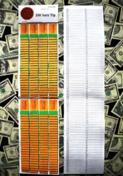 ( 1 Each ) ~ 200 SURE TIP BOARD {01~200} Fund-Raising Raffle Pull Tab Jar Ticket