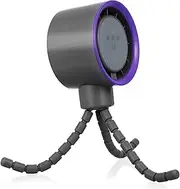 CLISPEED Portable Stroller Fan with Adjustable Head Rechargeable Flexible Tripod Fan for Car Desk and Outdoor Use Quiet Operation for Peaceful Comfort
