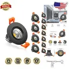 Dimmable 3W LED Downlights 12-Pack, 5000K Bright White | Modern Ceiling Lighting