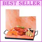 100% Pure Himalayan Pink Salt Block with Tray - Perfect for Grilling & Serving