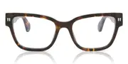 Off-White Off White OPTICAL STYLE 56 Blue-Light Block 6000 Men's Glasses Tortoiseshell Size 53 - Private Health Rebate - Blue Light Block Available