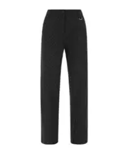 moon-print tailored trousers XS Black