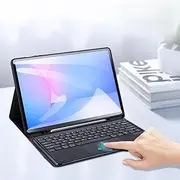 [Jarttarn] Wireless Keyboard Case Compatible with Samsung Galaxy Tab S10 FE Plus/Tab S10 FE+ 13.1 inch (2025) Tablet Bluetooth Touched Keyboard Cover with Pen Holder