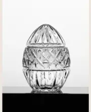 Bohemia Crystal EGG Box with Lid 14cm
