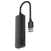 USB 3.0 Hub 5 in 1 Adapter Multi Splitter Adapter With TF SD Card Reader