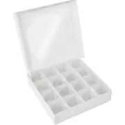 White Chocolate / Cookie Treat Boxes With Window (Pack of 5)