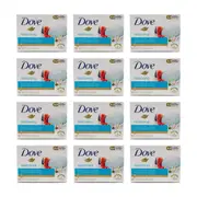 12PK Dove 90g Beauty Cream Bar Soap Restoring Blue Fig & Orange Blossom Scent