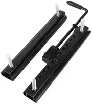 Seat Slider, 2PCS Steel Adjustable Vehicle Seat Slider Track Strong Strength Double Locking Seat Slider Practical Seat Slide Set Fit for Go Kart Four Wheel Off Road ATV UTV