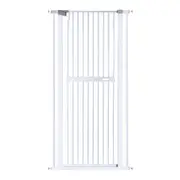 riin Extra Tall 150cm Pet Security Gate Metal Safety Guard Tension Pressure Mounted for Dog Cat Kitten Adjustable Width Range 76cm-82cm Largest Gap Between Bars 42mm Model 150MAIN
