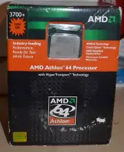 AMD ATHLON 3700+ 64BIT SOCKET 939 B PROCESSOR 939b 2.2ghz new sealed retail box