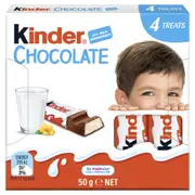 4 Pack Kinder Chocolate 50g