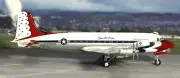 Hobby Master USAF Douglas C-54E Thunderbirds SPT Aircraft 1:200 EXTREMELY RARE