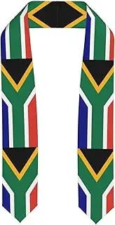 [EdWal] South African Flag Print Graduation Stole and Band Class for Adults, Unisex Adult Honor Stole 2025 Honor Stole
