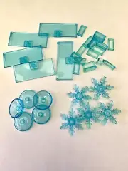 Lego Translucent Blue 125 Pieces