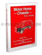 1978-1979 Dodge Motor Home Parts Book 78-79 Motorhome Master Part Catalog