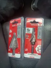 Brand NEW Milwaukee #12 + #4 Step Up Drill Bit Set