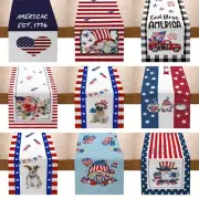 America Independence Day Table Display Table Runner Tablecloths for Dining Table