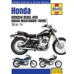 HONDA CMX250 REBEL AND CB250 NIGHTHAWK TWINS ’85-’14: MODELS COVERED: HONDA CMX250 REBEL, 1985 THROUGH 1987 / HONDA CMX250 REBEL