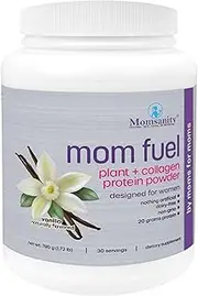 Momsanity Protein Powder for Women – Dairy Free Meal Replacement Protein Powder Made with Plant and Collagen Protein, 20 Grams Protein (Vanilla)