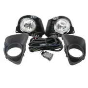 Front Bumper Fog Light Lamp Cover Wire Switch Kit For Mazda 2 Demio 2007-2011 (for: Mazda)