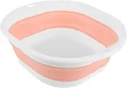 BEBEMOKO Foldable Multi Use Wash Basin for Portable Adorable Bath Tub Thicken Design Compact for Travel Home for Healthy Growth