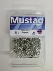 MUSTAD 39960-DT-FORGED DURATIN CIRCLE HOOKS 100pk-BEST-SALTWATER 8/0