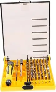 1 Set Multi Use Precision Screwdriver Kit for Mobile Phones Laptops Durable Repair Tool with Screw Driver Bits Comfortable Grip for DIY Projects