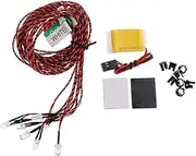 MonkeyJack Flash Rc Led Light Kit for Rc Helicopter Airplane Aircraft Plane 8 Led Lighting System