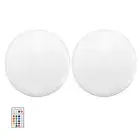 2pcs LED Solar Floating Ball Light 16 Colors 4 Modes Remote Control Pool Pool La