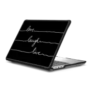 MacBook Pro 14-inch (M1 - M4) Impact Case Love Laugh Live Black