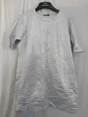 boohoo silver dress ize 16 (VVB3)