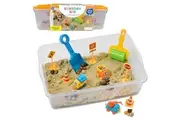 Creativity for Kids Sensory Bin: Construction Zone Playset - Preschool Learning Activities, Excavator Toys for Boys Ages 3-5+, Outdoor Toys and Gifts for Kids