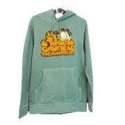 The Hundreds x Garfield Original Hoodie Pigment Green Size S NWT!