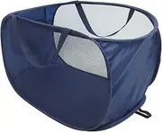 Cabilock Mesh Laundry Basket Large Foldable Laundry Hamper for Home Sturdy Polyester and Steel Wire