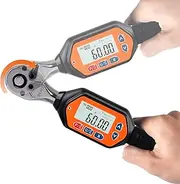 SUG Mini Digital Torque Wrench, 3/8-inch Drive with Buzzer & LED, 1.33 to 44.25 ft-lbs, Professional Electronic Short Handle Torque Wrenches Bike Car Repairing Tool (Accurate to 2%) Calibrated