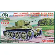 UMT 683 Plastic model kit Scale 1:72 Experimental Light Tank BT6 - modelling kit