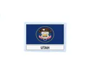 Patch Badge Printed Flag USA Utah