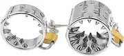 SAHOOSAFETY Metal Steel Ring with Spikes CBT Testicles Squeezer Ring 18/36 Nails Ring for Men(20mm)