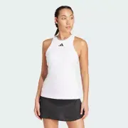 adidas Y Tennis Vest Tank Top Womens White HEAT.RDY