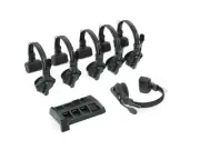 HL-Solidcom C1-6S Full-Duplex Wireless DECT Intercom System with 6 Headsets