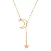 To the moon and stars necklace - gold – Tarnish Proof Jewellery