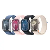 在飛比找ETMall東森購物網優惠-Apple Watch S9 GPS 41mm 鋁金屬錶殼配