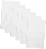 Operitacx 12pcs Transparent Cards Pouches Label Holder Library Cards Pockets Card Holder Adhesive Label Pockets Card Pouch Card Bag Note Cards Pockets Sticky Index Card Pockets Tag PVC