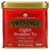 在飛比找iHerb優惠-[iHerb] Twinings 英式早餐散茶，3.5 盎司