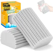 2-Pack Damp Clean Duster Sponge, Magic Sponge Eraser Baseboard Cleaner Tool, Dus